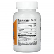 California Gold Nutrition, жувальний вітамін D3 для дітей, зі смаком натуральної вишні, 12,5 мкг (500 МО), 90 вегетаріанських таблеток